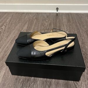 Chanel classic flat slingbacks EU 37